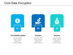 Core data encryption ppt powerpoint presentation model design templates cpb