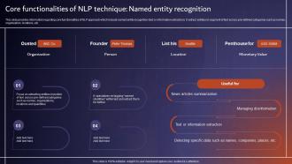 Core Functionalities Of NLP Technique Named Comprehensive Tutorial About AI SS V