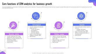 Core Functions Of CRM Analytics For Business Growth