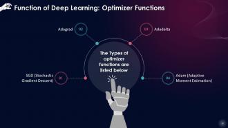 Core Functions Of Deep Learning Training Ppt Editable Template