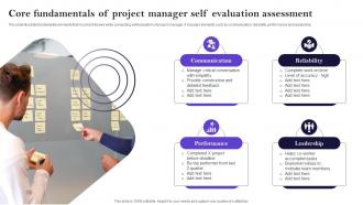 Core Fundamentals Of Project Manager Self Evaluation Assessment