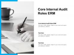 Core internal audit roles erm ppt powerpoint presentation show files cpb