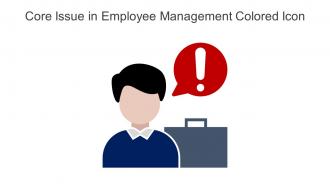 Core Issue In Employee Management Colored Icon In Powerpoint Pptx Png And Editable Eps Format