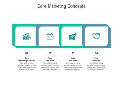 Core marketing concepts ppt powerpoint presentation ideas graphics tutorials cpb
