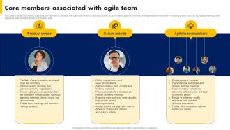 Core Members Associated With Agile Team Digital Advancement Playbook