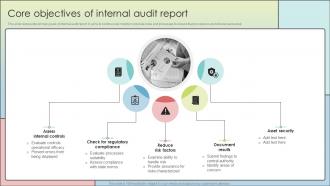Core Objectives Of Internal Audit Report