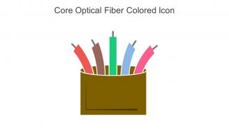 Core Optical Fiber Colored Icon In Powerpoint Pptx Png And Editable Eps Format
