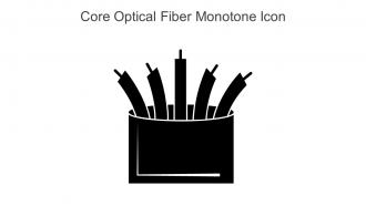 Core Optical Fiber Monotone Icon In Powerpoint Pptx Png And Editable Eps Format