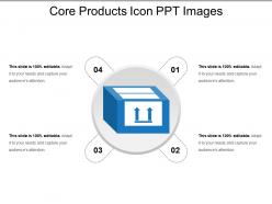 Core products icon ppt images