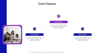 Core Purpose In Powerpoint And Google Slides Cpb