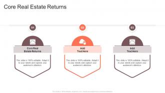 Core Real Estate Returns In Powerpoint And Google Slides Cpb
