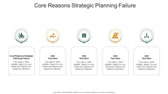 Core Reasons Strategic Planning Failure In Powerpoint And Google Slides Cpb