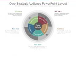 Core strategic audience powerpoint layout