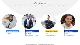 Core Team Finance Management Mobile Application