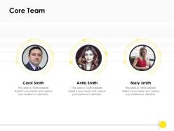 Core team members person k287 ppt powerpoint presentation background Core team members person k287 ppt powerpoint presentation background