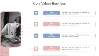 Core Values Business In Powerpoint And Google Slides Cpb