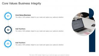 Core Values Business Integrity In Powerpoint And Google Slides Cpb