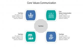 Core values communication ppt powerpoint presentation gallery graphics cpb