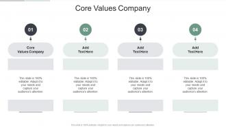 Core Values Company In Powerpoint And Google Slides Cpb