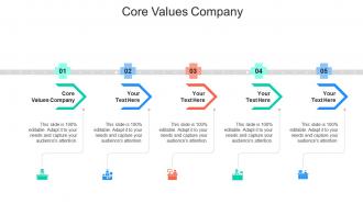 Core values company ppt powerpoint presentation sample cpb