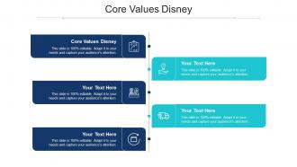 Core Values Disney Ppt Powerpoint Presentation Portfolio Model Cpb