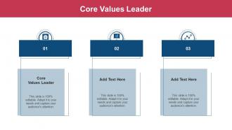 Core Values Leader In Powerpoint And Google Slides Cpb
