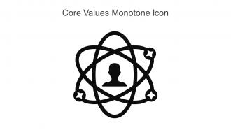 Core Values Monotone Icon In Powerpoint Pptx Png And Editable Eps Format