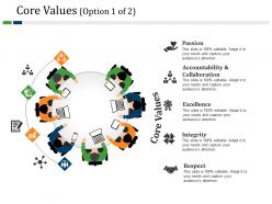 Core Values Powerpoint Slide Backgrounds
