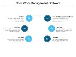 Core work management software ppt powerpoint presentation styles show cpb