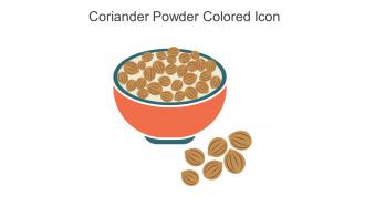 Coriander Powder Colored Icon In Powerpoint Pptx Png And Editable Eps Format