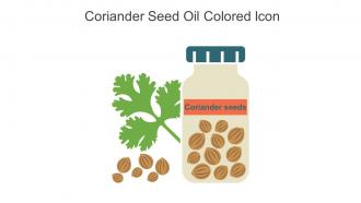 Coriander Seed Oil Colored Icon In Powerpoint Pptx Png And Editable Eps Format