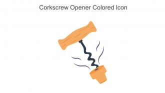 Corkscrew Opener Colored Icon In Powerpoint Pptx Png And Editable Eps Format