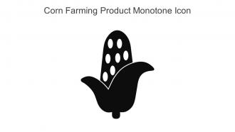 Corn Farming Product Monotone Icon In Powerpoint Pptx Png And Editable Eps Format