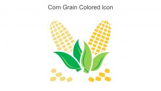 Corn Grain Colored Icon In Powerpoint Pptx Png And Editable Eps Format