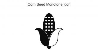 Corn Seed Monotone Icon In Powerpoint Pptx Png And Editable Eps Format