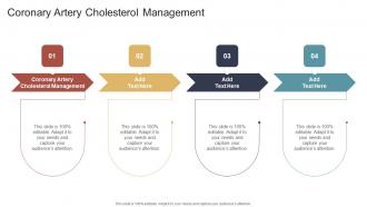Coronary Artery Cholesterol Management In Powerpoint And Google Slides Cpb