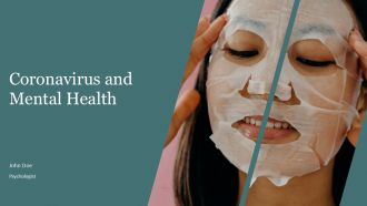 Coronavirus And Mental Health PPT Sample AT