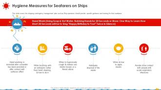 Coronavirus Assessment Strategies Shipping Industry Hygiene Measures For Seafarers On Ships