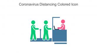 Coronavirus Distancing Colored Icon In Powerpoint Pptx Png And Editable Eps Format
