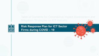 Coronavirus impact assessment and mitigation strategies in ict industry complete deck