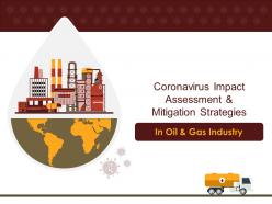 Coronavirus impact assessment and mitigation strategies in oil and gas industry complete deck