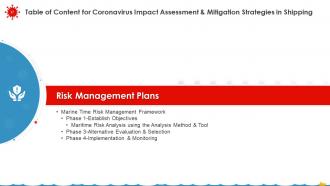 Coronavirus impact assessment and mitigation strategies in shipping industry complete deck