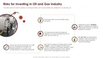 Coronavirus Mitigation Strategies Oil Gas Industry For Investing In Oil And Gas Industry