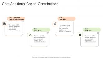 Corp Additional Capital Contributions In Powerpoint And Google Slides Cpb
