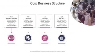 Corp Business Structure In Powerpoint And Google Slides Cpb