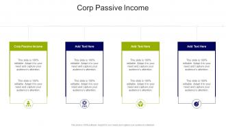 Corp Passive Income In Powerpoint And Google Slides Cpb