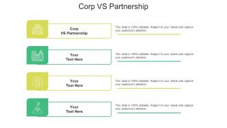 Corp vs partnership ppt powerpoint presentation infographic template portrait cpb