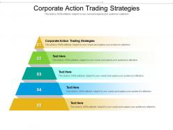 Corporate action trading strategies ppt powerpoint presentation layouts topics cpb