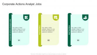 Corporate Actions Analyst Jobs In Powerpoint And Google Slides Cpb