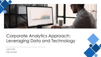 Corporate Analytics Approach Leveraging Data And Technology PPT Template AT